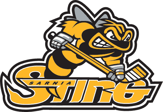 Sarnia Sting 1999 00-2013 14 Primary Logo vinyl decal